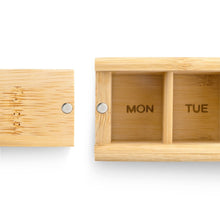 TabTime Bamboo Weekly Pill Box - the eco friendly pillbox - Tabtime Limited